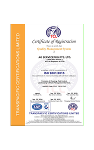 Transpacific Certifications Limited Quality Management System 1 1