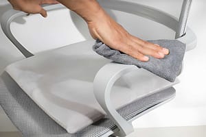 how to clean office chair